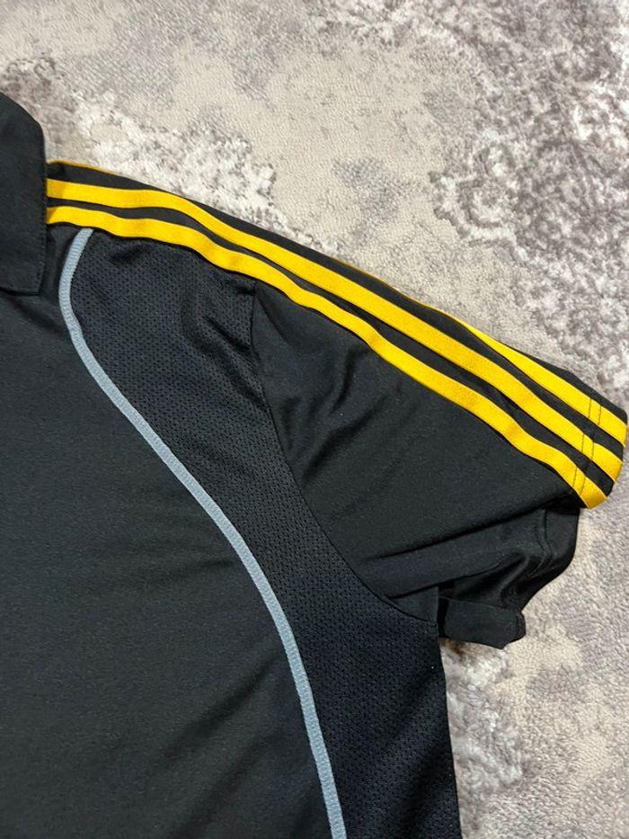 Maillot De Sport Adidas Vintage Y2k 2000's Black & Yellow - photo numéro 5