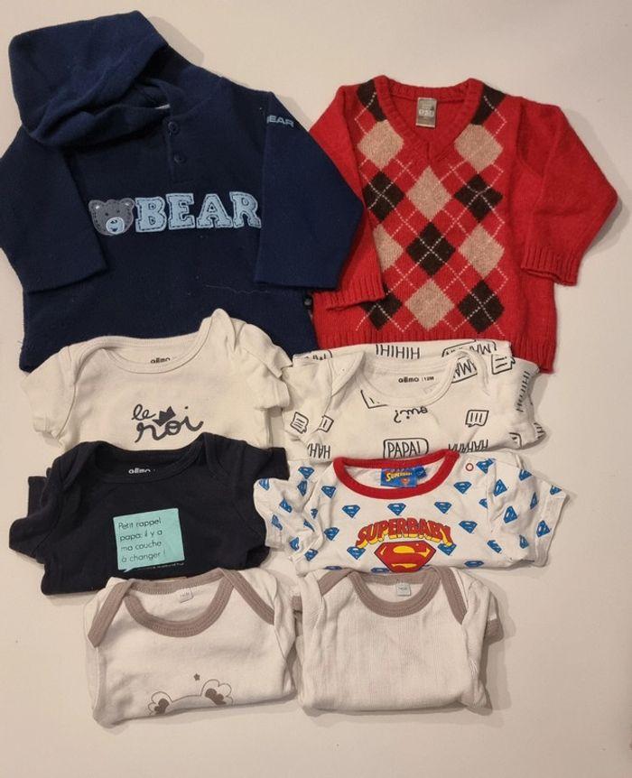 Lot vêtements bébé garçon 12 mois chaud/hiver - photo numéro 3