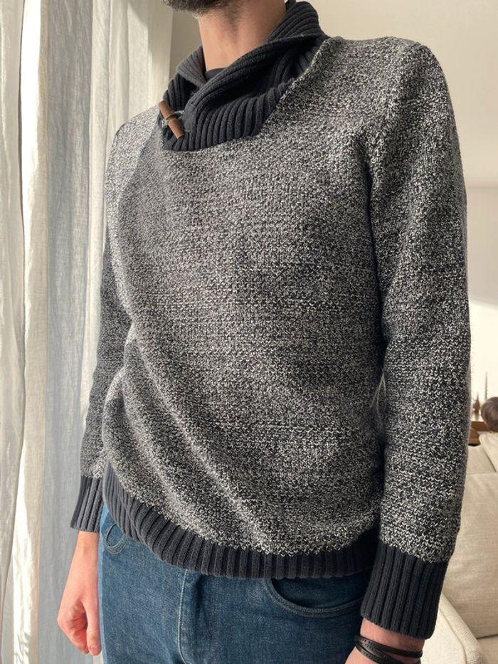 Pull Celio L gris bleu - photo numéro 1