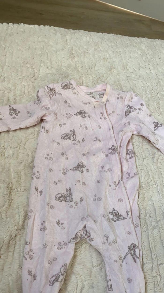 Pyjama fille bambi taille 2-4 mois - photo numéro 2