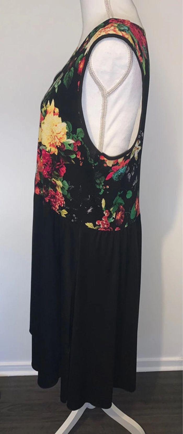 Robe à fleurs multicolore T46 - photo numéro 5