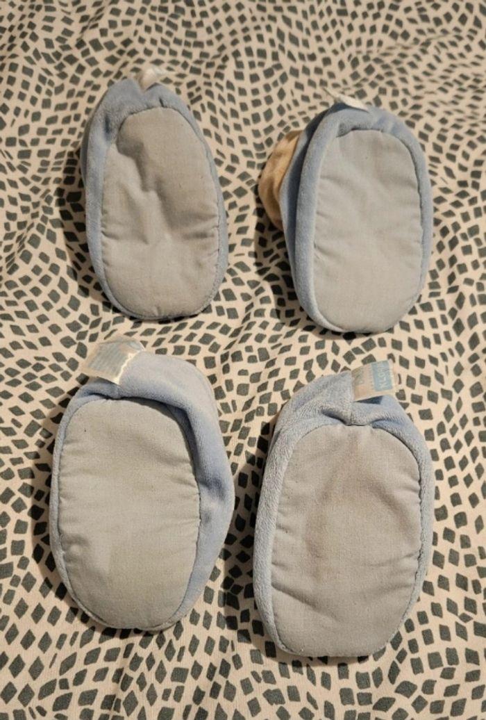 Lot de 2 paires de chaussons bébé - photo numéro 2