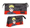 Trousse Triple Naruto 23x11x7cm