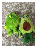 Lots de 2 peluche verte | Section fruit lidl