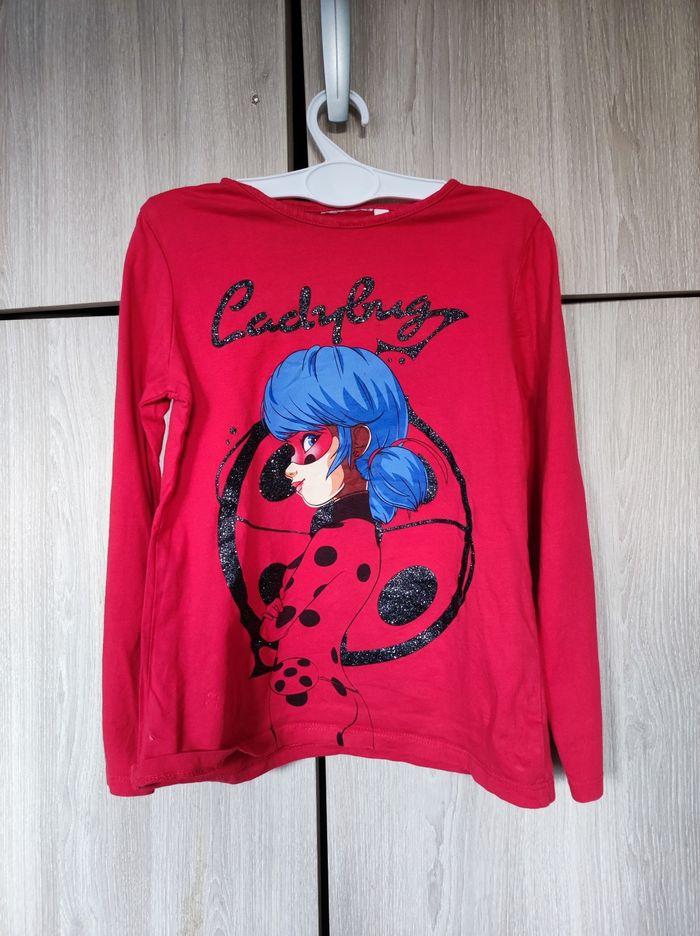 Sweatshirt ladybug  rouge 8 ans - photo numéro 1