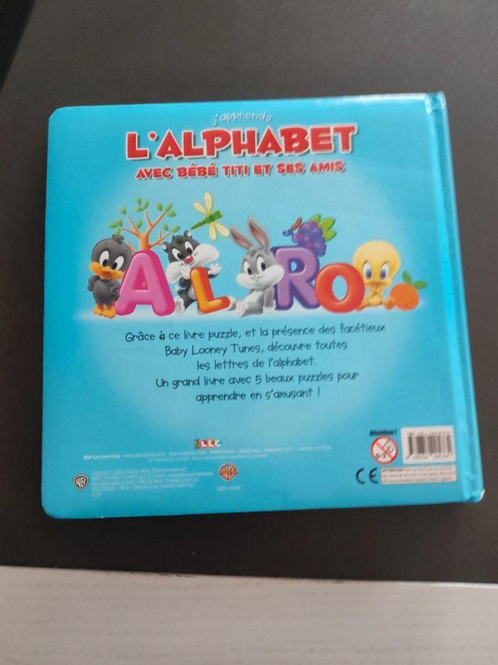 Livre de 5 puzzles 20 pièces alphabet looney tunes - photo numéro 7