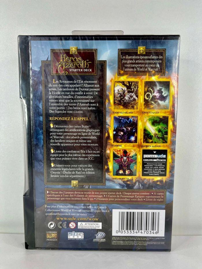 World Of Warcraft - Trading Card Game - Starter Deck neuf sous blister ( Heroes Azeroth ) - photo numéro 2