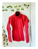 Veste domyos effet vintage rouge blanc