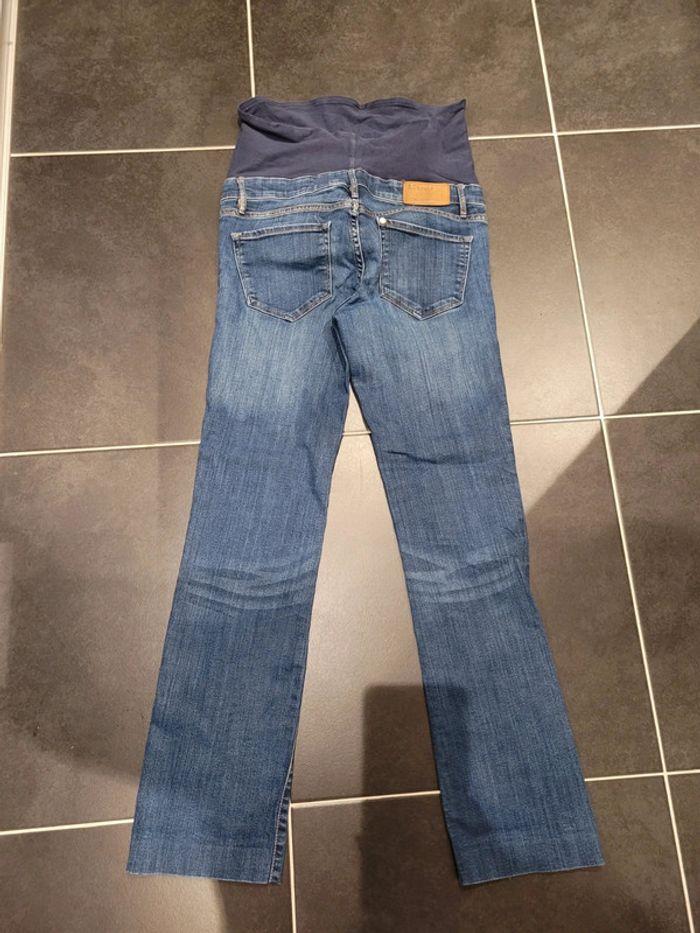 Jeans grossesse h&m  mama straight taille 36  maternité - photo numéro 3