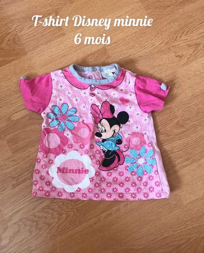 Tshirt 6 mois minnie Disney - photo numéro 1