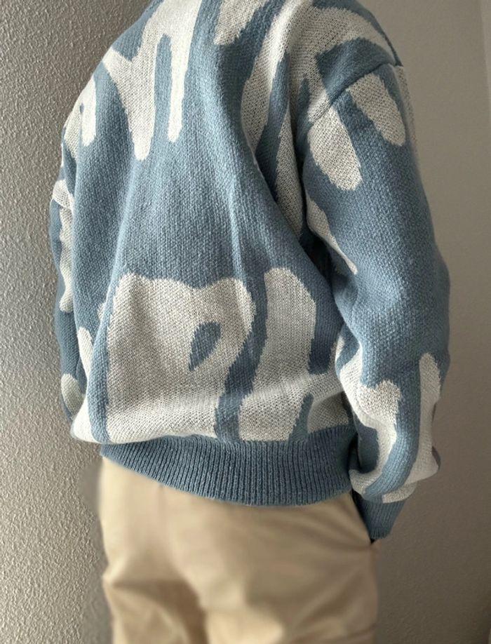 Pull bleu vintage - photo numéro 4