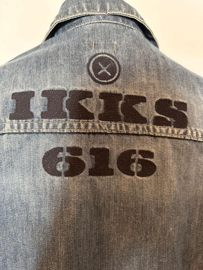 Veste en jean brodée Ikks unisexe taille M - photo numéro 6