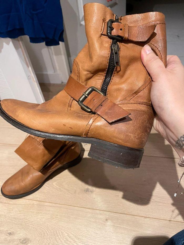 Bottines Zara camel - photo numéro 6