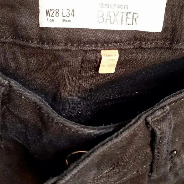 Jeans topshop baxter noir w28 L34 - photo numéro 4