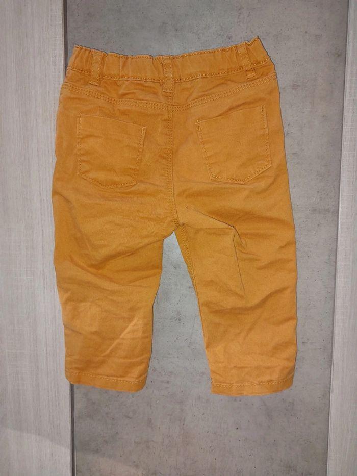 Pantalon camel/ Tex baby / 9 mois - photo numéro 2