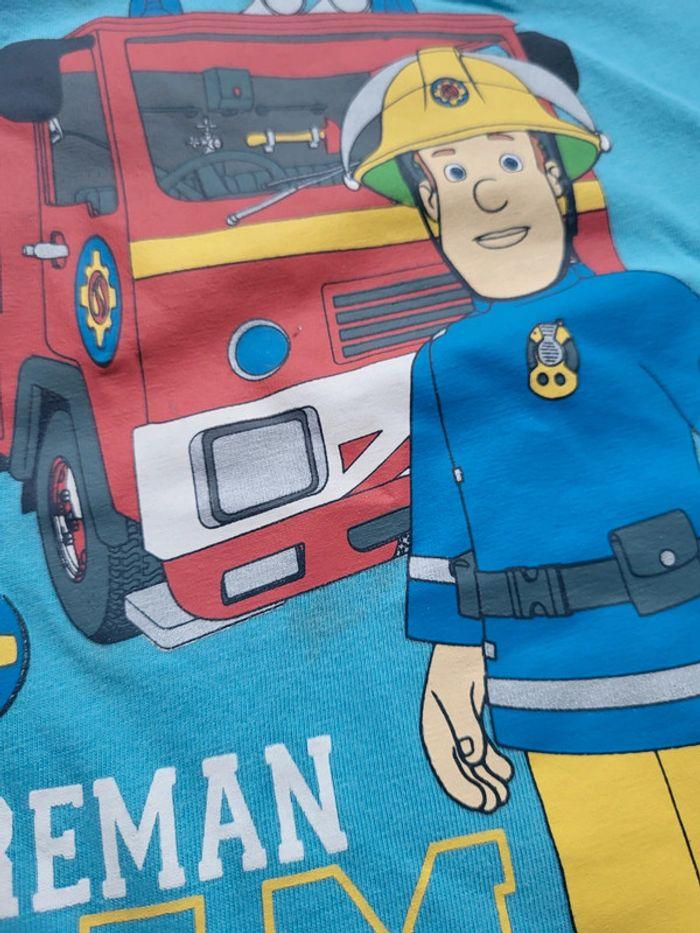 T-shirt sam le pompiers 4ans - photo numéro 2