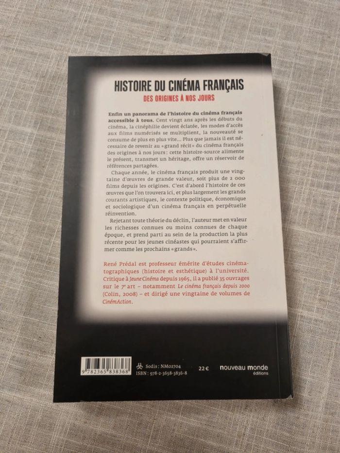 Livre Histoire du cinéma français - Des origines à nos jours - photo numéro 2