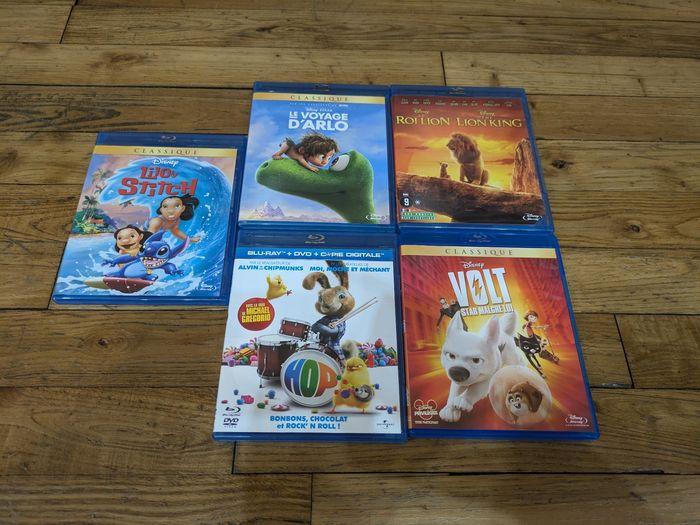 Lot 5 Blu Ray lilo et stitch, le voyage d'arlo, hop, le roi lion, volt star malgré lui. - photo numéro 1