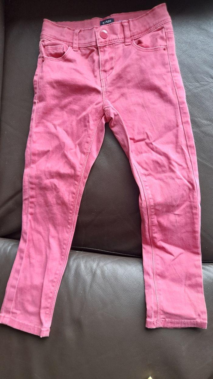 Pantalon jeans rose