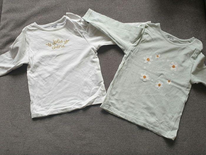 Lot 2 tee-shirts manches longues - photo numéro 1