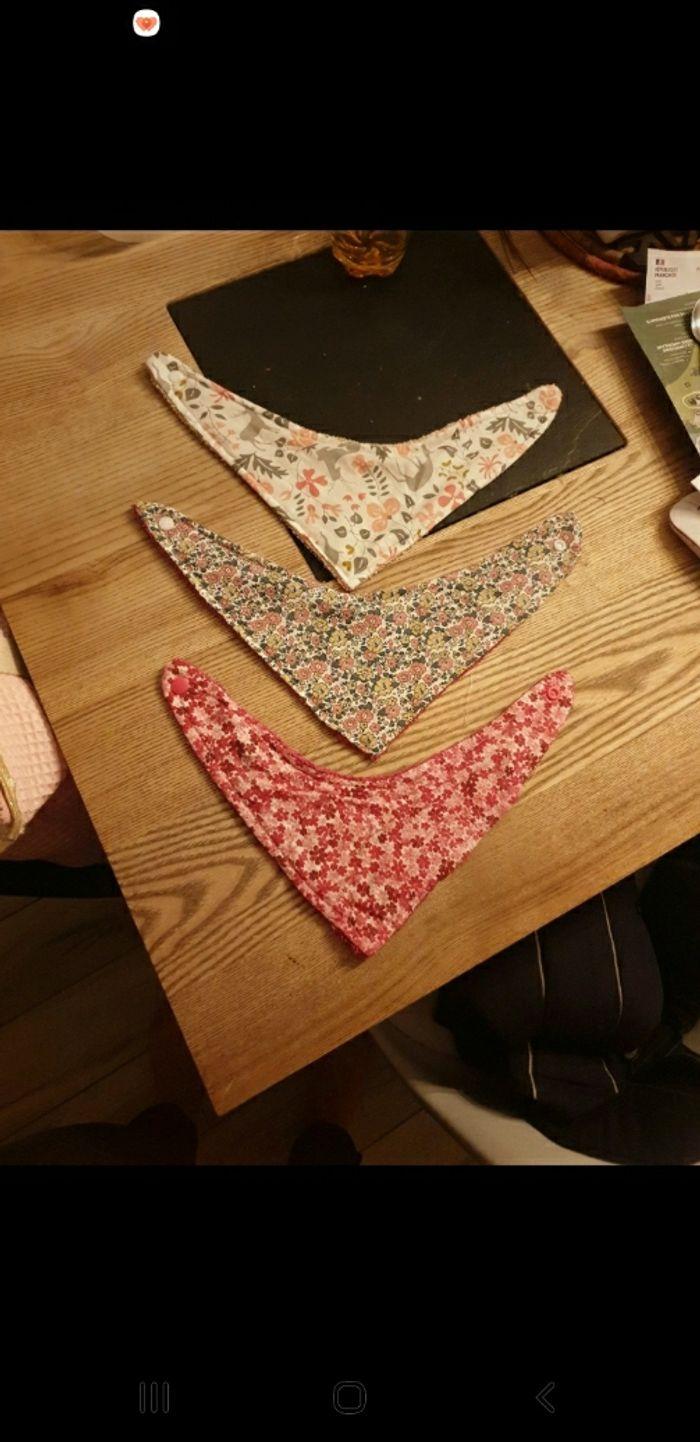 Lot de 3 Bandana bébé - photo numéro 2