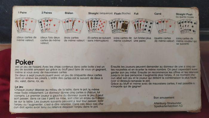 vintage '' ancien jeu de poker ''  ace '' - photo numéro 3