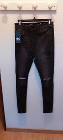 Superbe jean used noir homme LBO super skinny fit M (42) modèle Shalbo 791 neuf et étiqueté