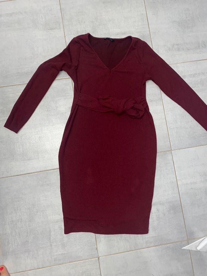 Robe grossesse bordeaux taille M - photo numéro 1