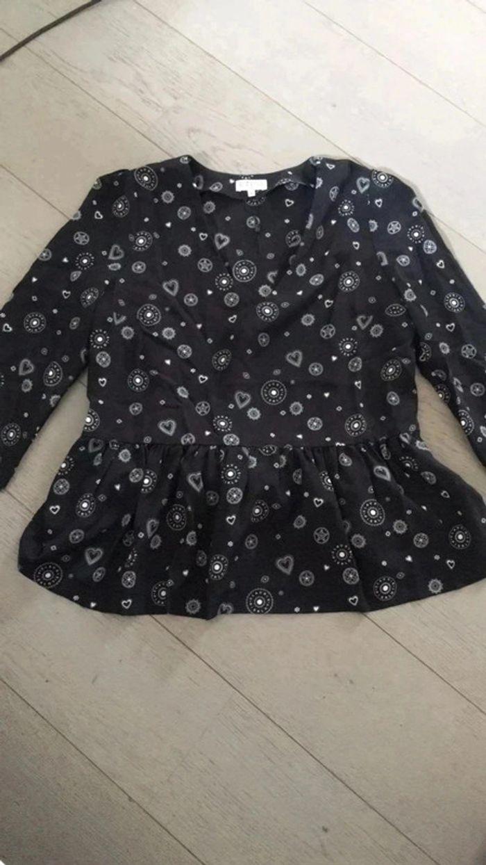 Blouse Claudie Pierlot soie T:38 neuve - photo numéro 1