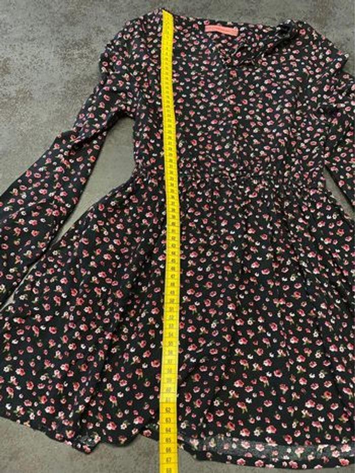 Robe noire à fleur fille FPC - photo numéro 6