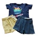 Ensemble tee-shirt et 2 shorts