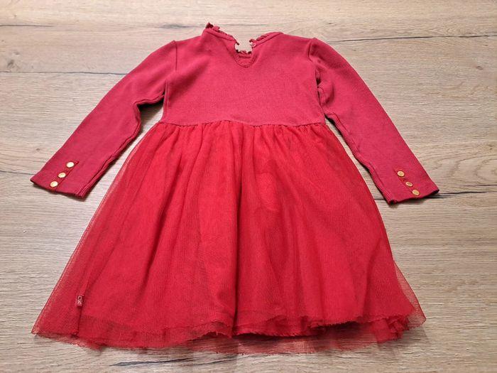 Robe Okaidi tulle rouge 5 ans - photo numéro 2