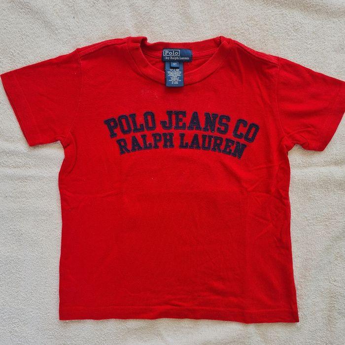 T-shirt rouge Ralph Lauren - Taille 3 ans - photo numéro 1