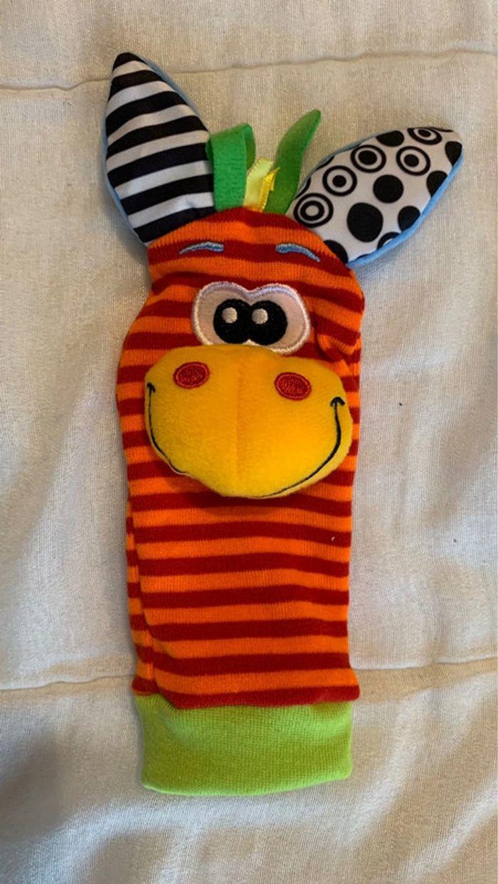 Lot de 4 paires Sozzy Chaussettes et Poignées Girafe - photo numéro 3