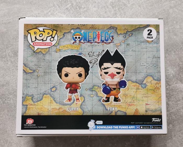 Funko Pop Animation One Piece Luffy and Foxy 2 pack - photo numéro 3