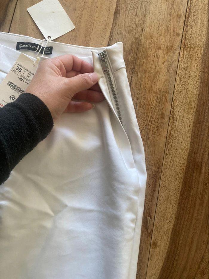 Pantalon blanc stradivarius - photo numéro 4