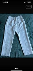 Pantalon de tailleur blanc shein taille S