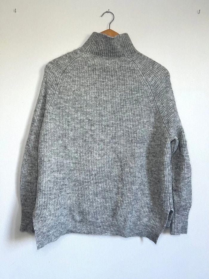 Pull col roulé gris Camaïeu - photo numéro 2