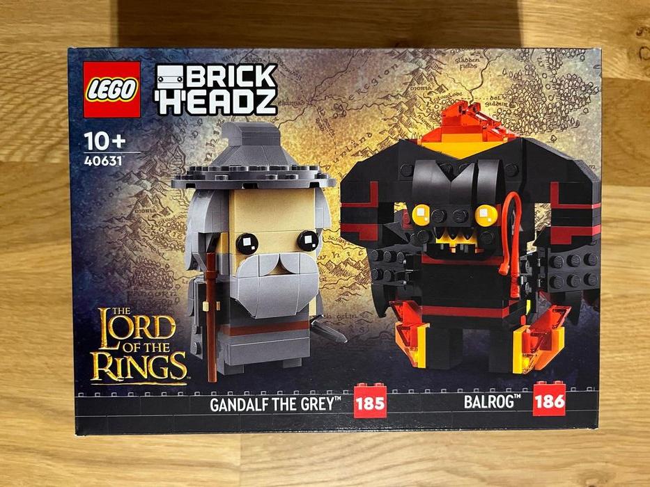 LEGO 40631 NEUF & SCELLÉ 🧙‍♂️ "BrickHeadz Gandalf le Gris et le Balrog" Le seigneur des anneaux - L - photo numéro 1