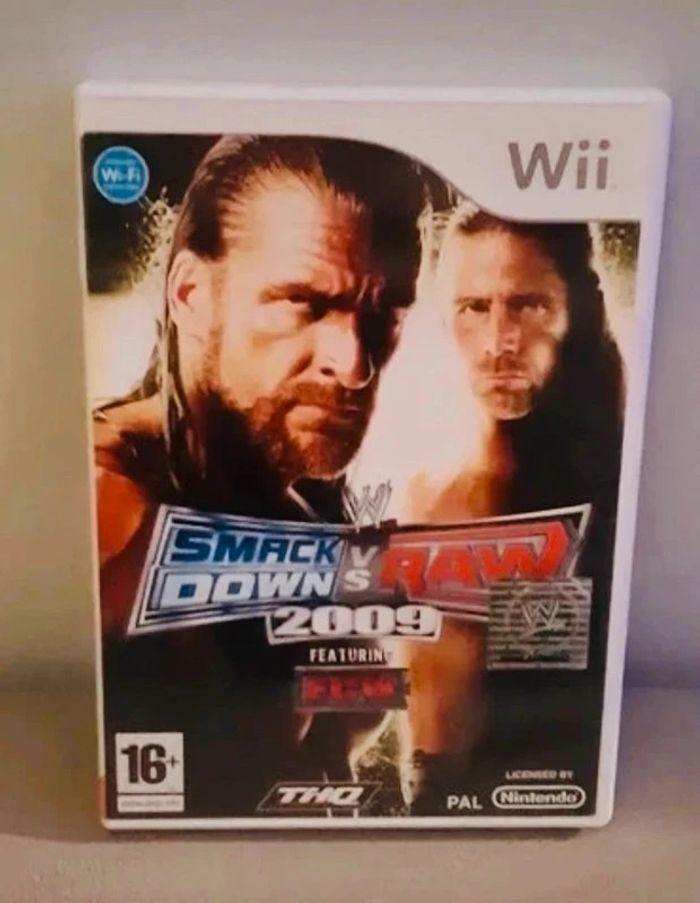 Jeu Nintendo Wii Smack Down Vs Raw 2009 - photo numéro 1