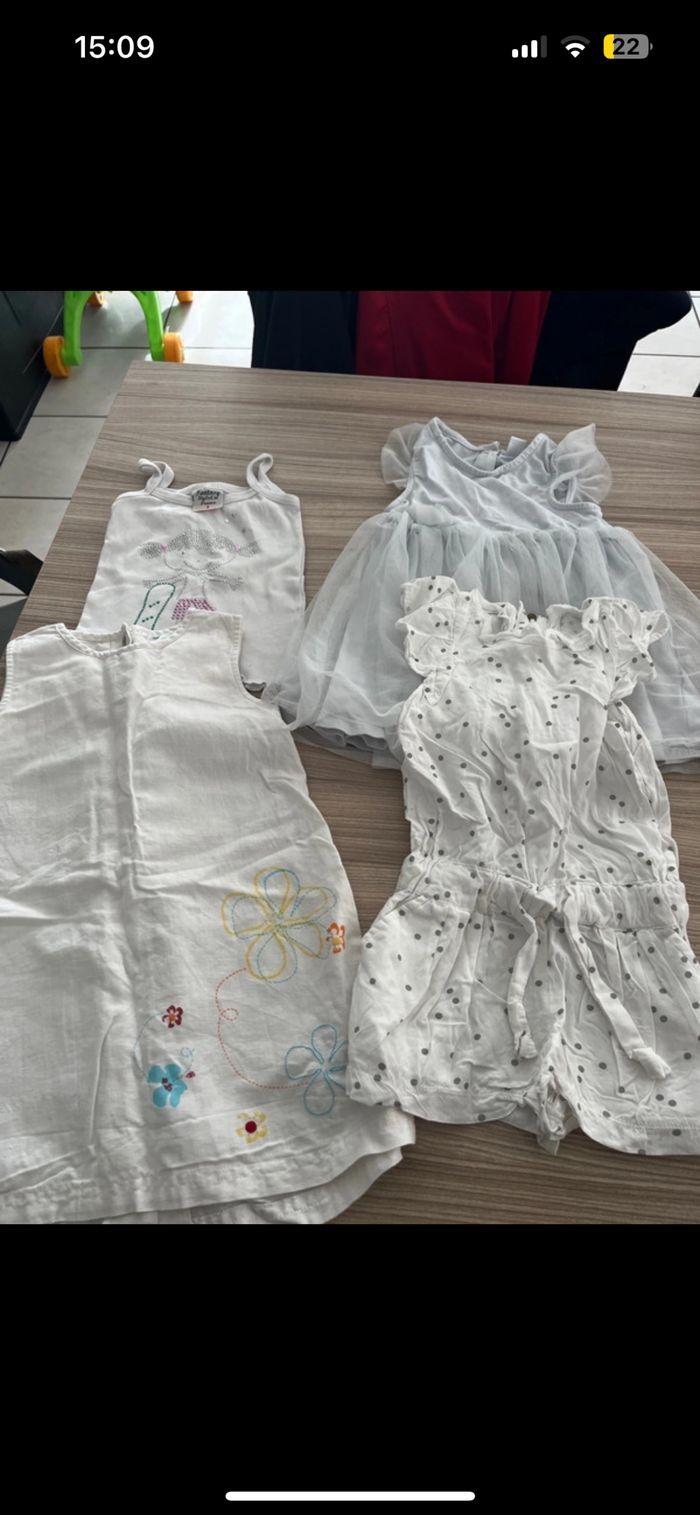 Lot de 41vêtements 18 à 24 mois été fille - photo numéro 5