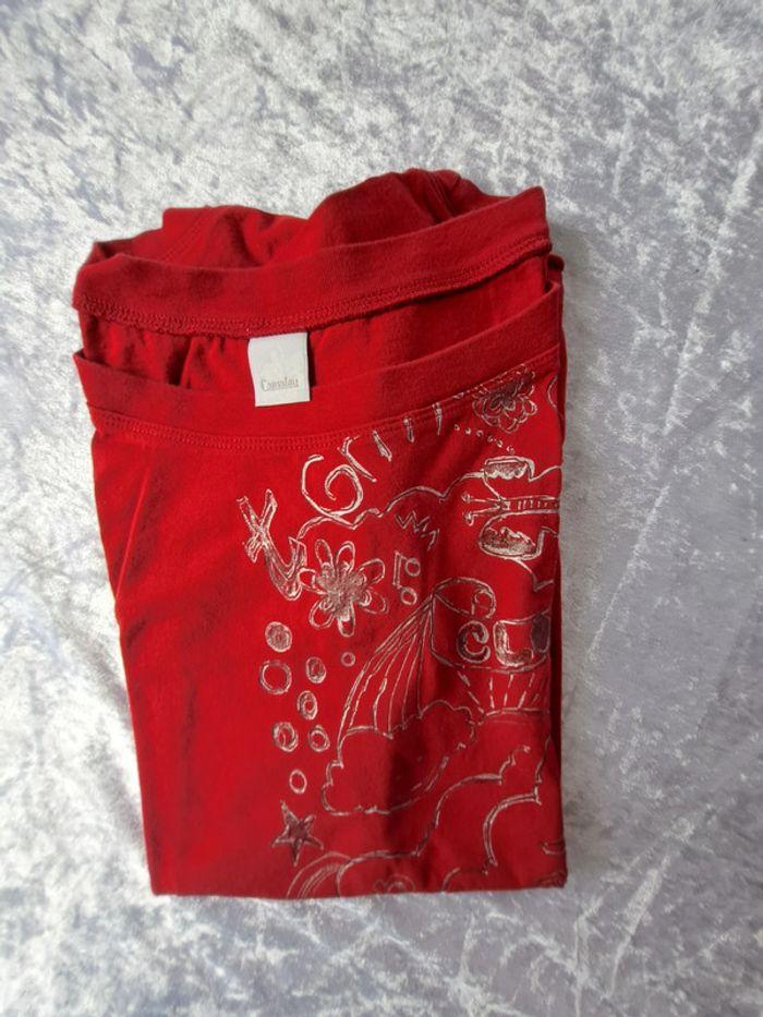 Tee shirt rouge Camaïeu - photo numéro 5