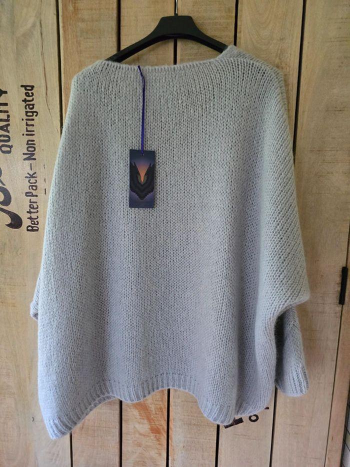 pull chauve souris gris clair - photo numéro 9