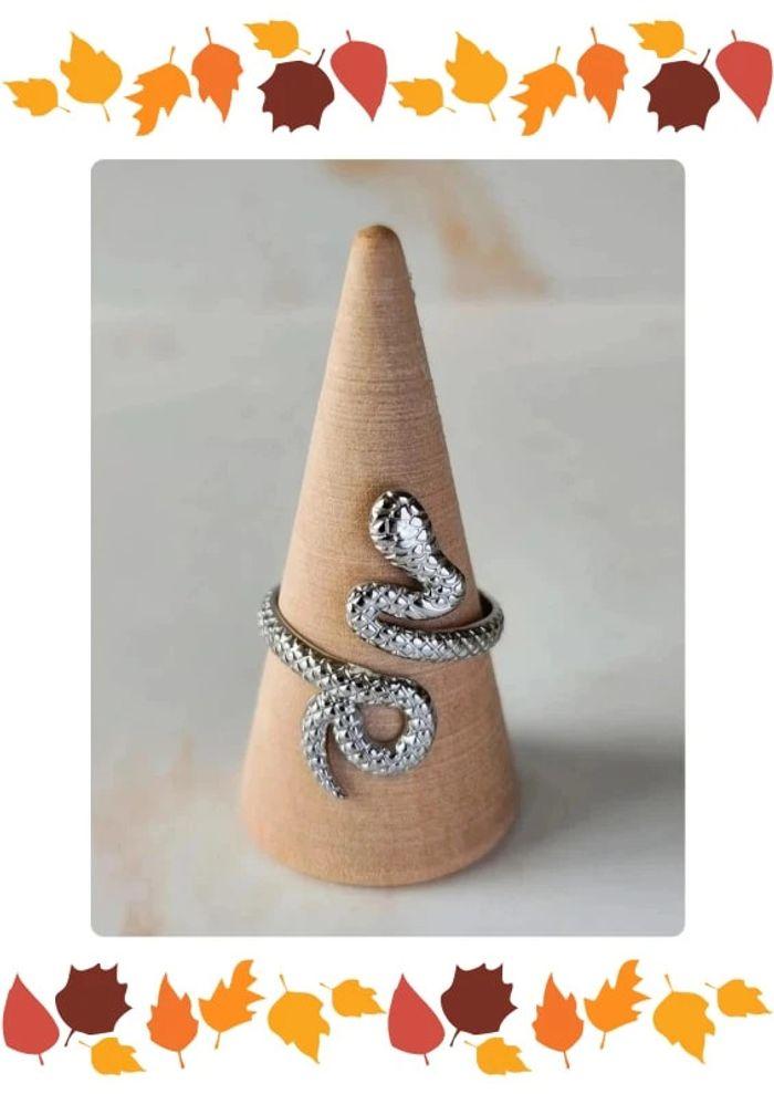 🌺 Bague serpent argenté & doré 🌺 - photo numéro 2