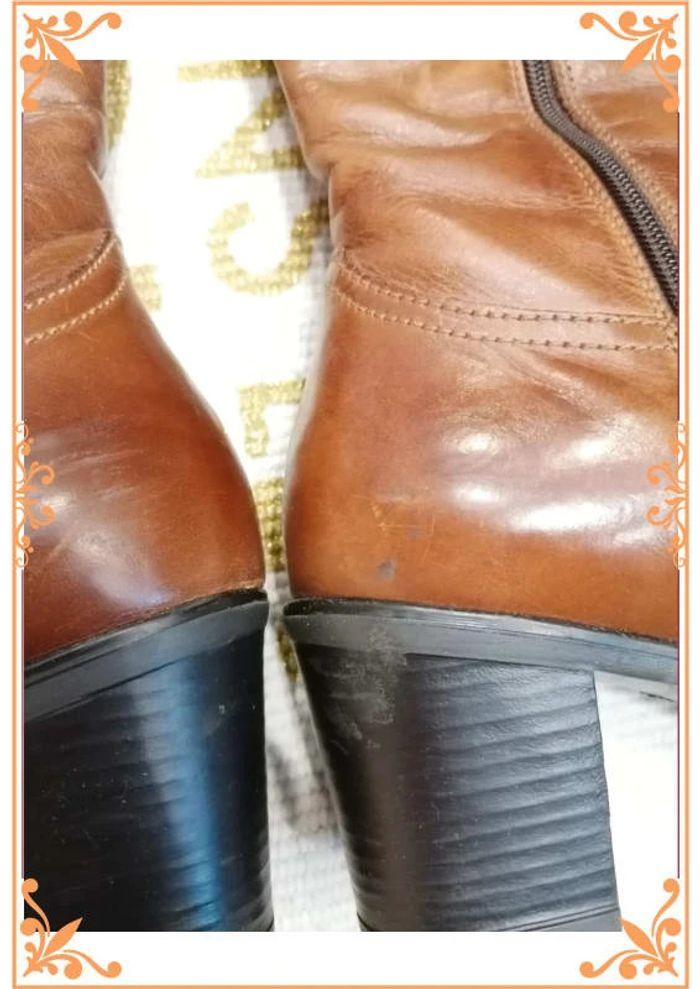 Bottes en cuir 37 - photo numéro 6