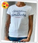 T-shirt 100 % coton taille S