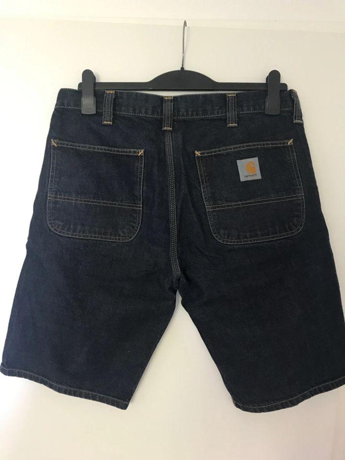 Bermuda en jean brut Carhartt w 32 - photo numéro 4