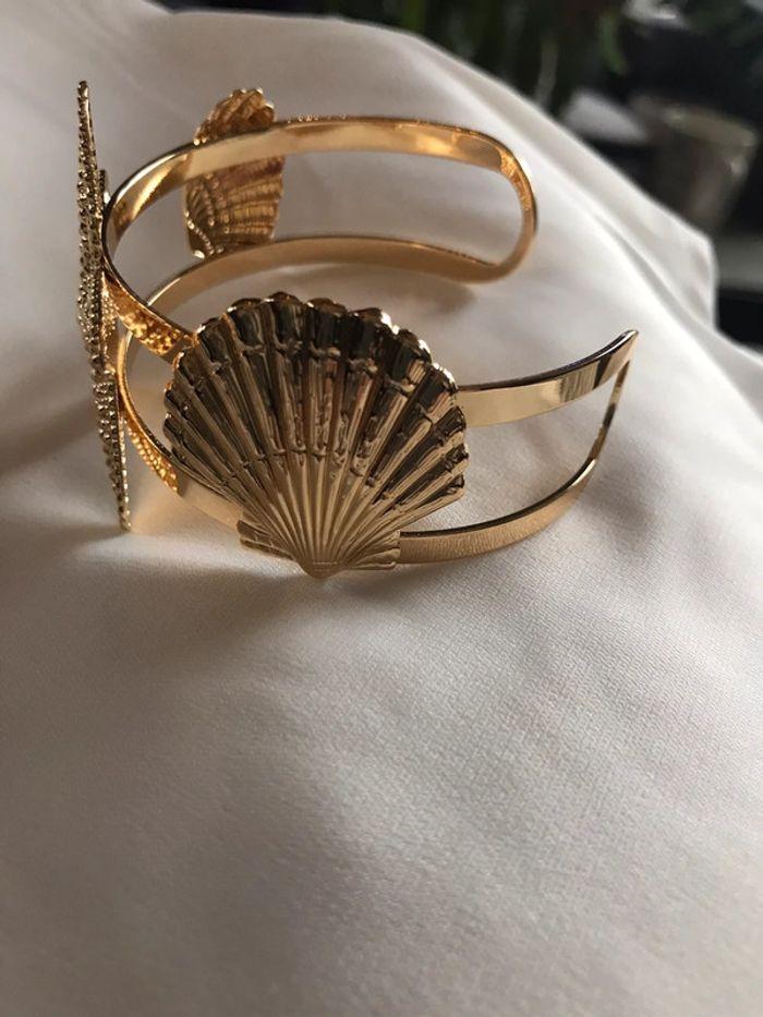 Magnifique bracelet étoile de mer et coquillages - photo numéro 3