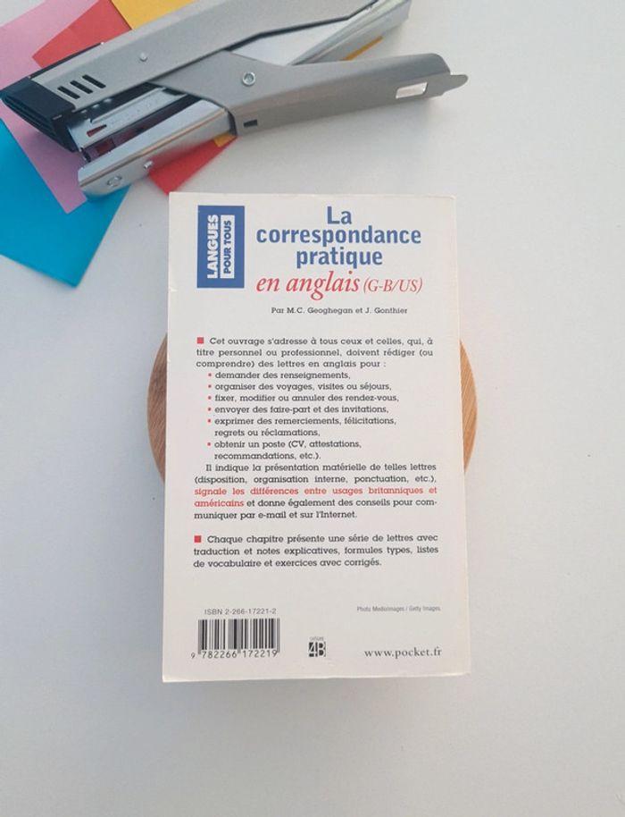 Livre - La correspondance pratique en anglais - photo numéro 2