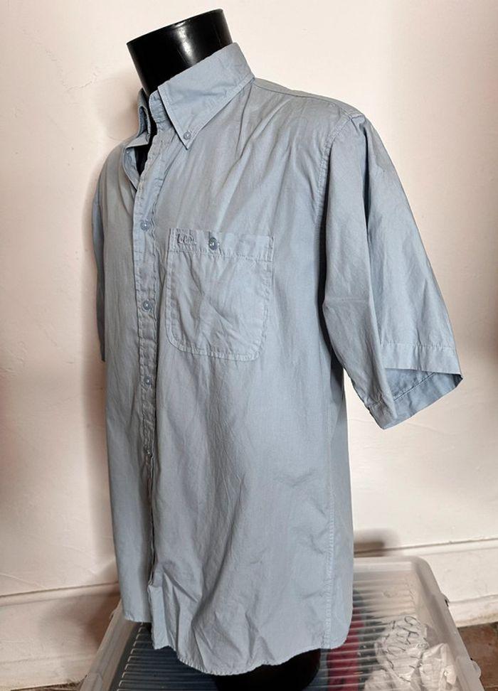 Chemise bleu ciel Lee Cooper taille M - photo numéro 4